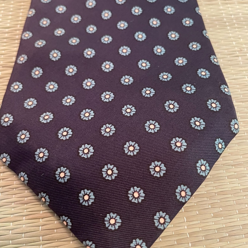 PHELPS MEAGER 1970s Vintage Wide Silk Neck Tie